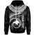 Papua New Guinea Polynesian Custom Hoodie Papua New Guinea Waves (White) Unisex White - Polynesian Pride