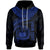 Polynesian Samoa Custom Hoodie Samoan Waves (Blue) Unisex Blue - Polynesian Pride