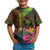 Niue Polynesian Custom T Shirt Hibiscus and Banana Leaves - Polynesian Pride