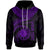 Nauru Polynesian Custom Hoodie Nauru Waves (Purple) Unisex Purple - Polynesian Pride