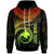 Papua New Guinea Polynesian Custom Hoodie Papua New Guinea Waves (Reggae) Unisex Reggae - Polynesian Pride