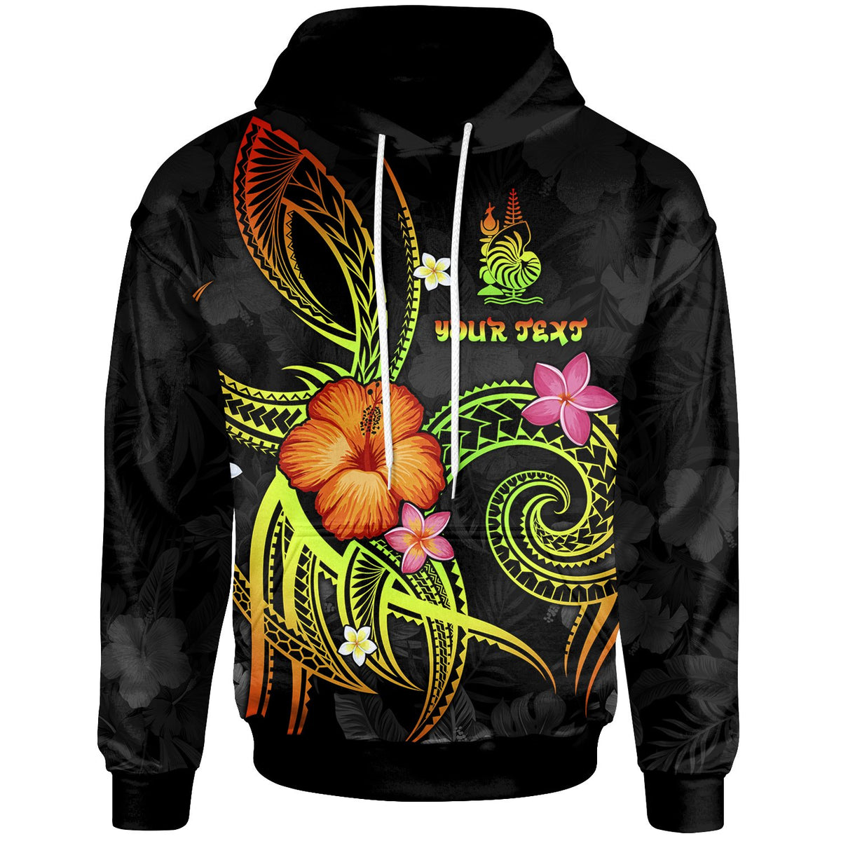New Caledonia Polynesian Custom Hoodie Legend of New Caledonia (Reggae) Unisex Reggae - Polynesian Pride