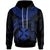 Wallis and Futuna Polynesian Custom Hoodie Wallis and Futuna Waves (Blue) Unisex Blue - Polynesian Pride