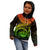 Vanuatu Polynesian Custom Hoodie Vanuatu Waves (Reggae) - Polynesian Pride