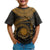 Nauru Polynesian Custom T Shirt Nauru Waves (Golden) - Polynesian Pride