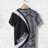 Hawaii Turtle Polynesian T Shirt Circle Style White - Polynesian Pride