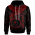 Chuuk Polynesian Custom Hoodie Chuuk Waves (Red) Unisex Red - Polynesian Pride