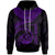 Vanuatu Polynesian Custom Hoodie Vanuatu Waves (Purple) Unisex Purple - Polynesian Pride