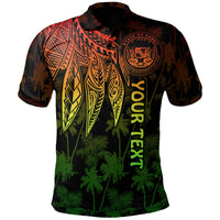 Polynesian Hawaii Custom Polo Shirt Polynesian Wings (Reggae) Unisex Reggae - Polynesian Pride