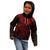 Polynesian Hawaii Custom Hoodie Maui Polynesian Waves (Red) - Polynesian Pride