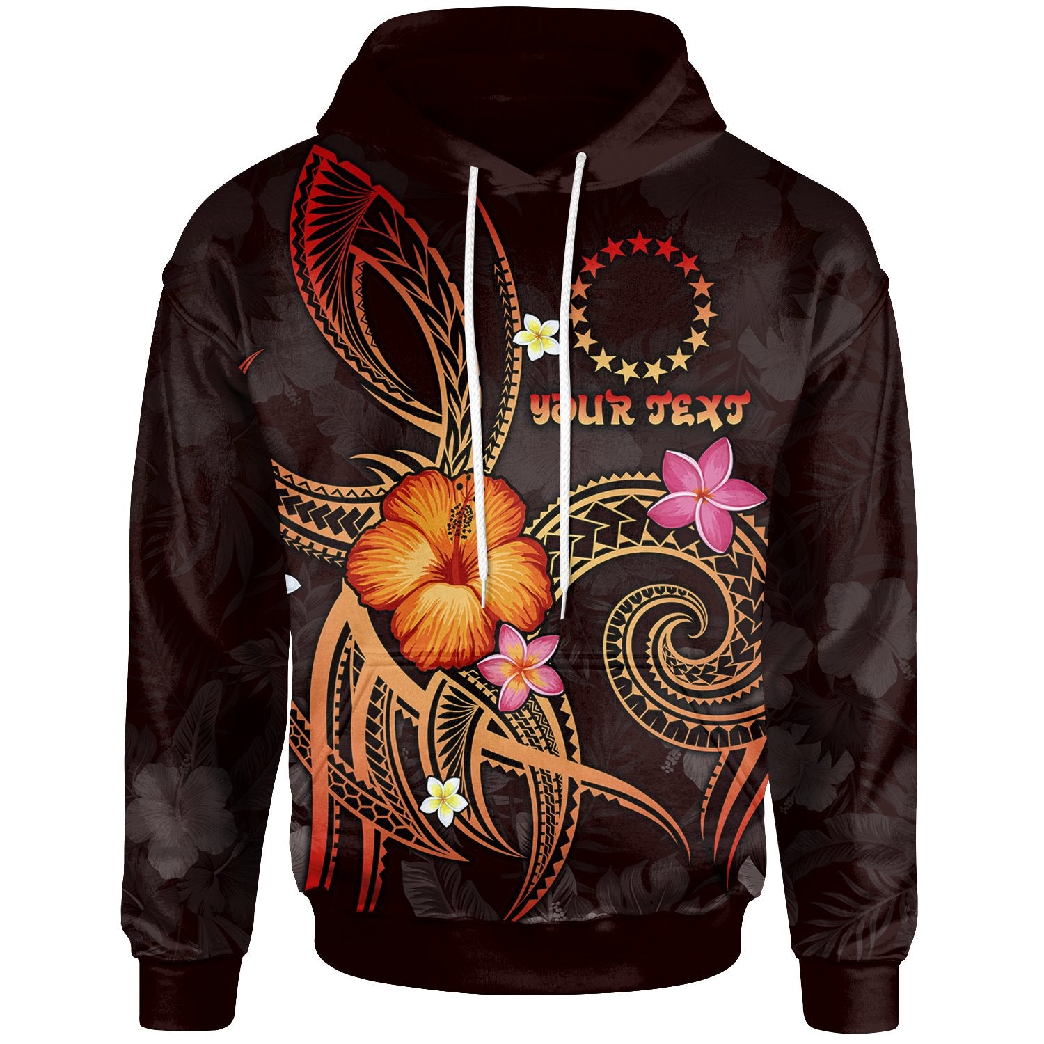 Cook Islands Polynesian Custom Hoodie Legend of Cook Islands (Red) Unisex Red - Polynesian Pride