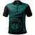 Polynesian Hawaii Custom Polo Shirt Hawaiian Waves (Turquoise) Unisex Turquoise - Polynesian Pride