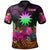 Nauru Custom Polo Summer Hibiscus Unisex Reggae - Polynesian Pride