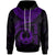 Pohnpei Polynesian Custom Hoodie Pohnpei Waves (Purple) Unisex Purple - Polynesian Pride