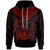 Polynesian Samoa Custom Hoodie Samoan Waves (Red) Unisex Red - Polynesian Pride