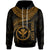 Polynesian Hawaii Kanaka Maoli Custom Hoodie Hawaiian Waves (Golden) Unisex Golden - Polynesian Pride