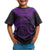 Polynesian Hawaii Custom T Shirt Maui Polynesian Waves (Purple) - Polynesian Pride