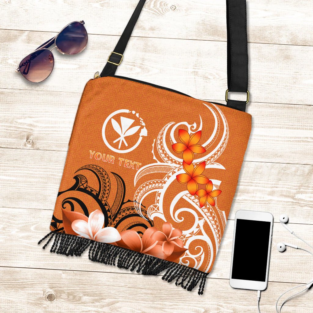 Custom Hawaii Personalised Boho Handbag - Hawaiian Spirit One Style One Size Orange - Polynesian Pride