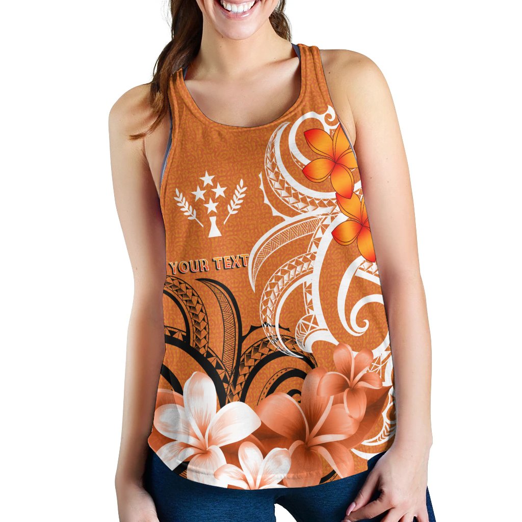 Custom Kosrae Personalised Women's Racerback Tank - Kosrae Spirit - Polynesian Pride