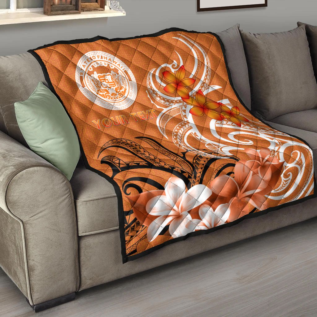 Custom Hawaii Personalised Premium Quilt - Hawaii Seal Hawaiian Spirit - Polynesian Pride