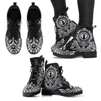 Northern Mariana Islands Leather Boots - Tribal - Polynesian Pride