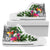 Tonga High Top Shoes White - Turtle Plumeria Banana Leaf Unisex White - Polynesian Pride
