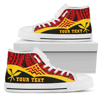 Hawaii Custom Personalised High Top Shoes - Protect Mauna Kea - Polynesian Pride