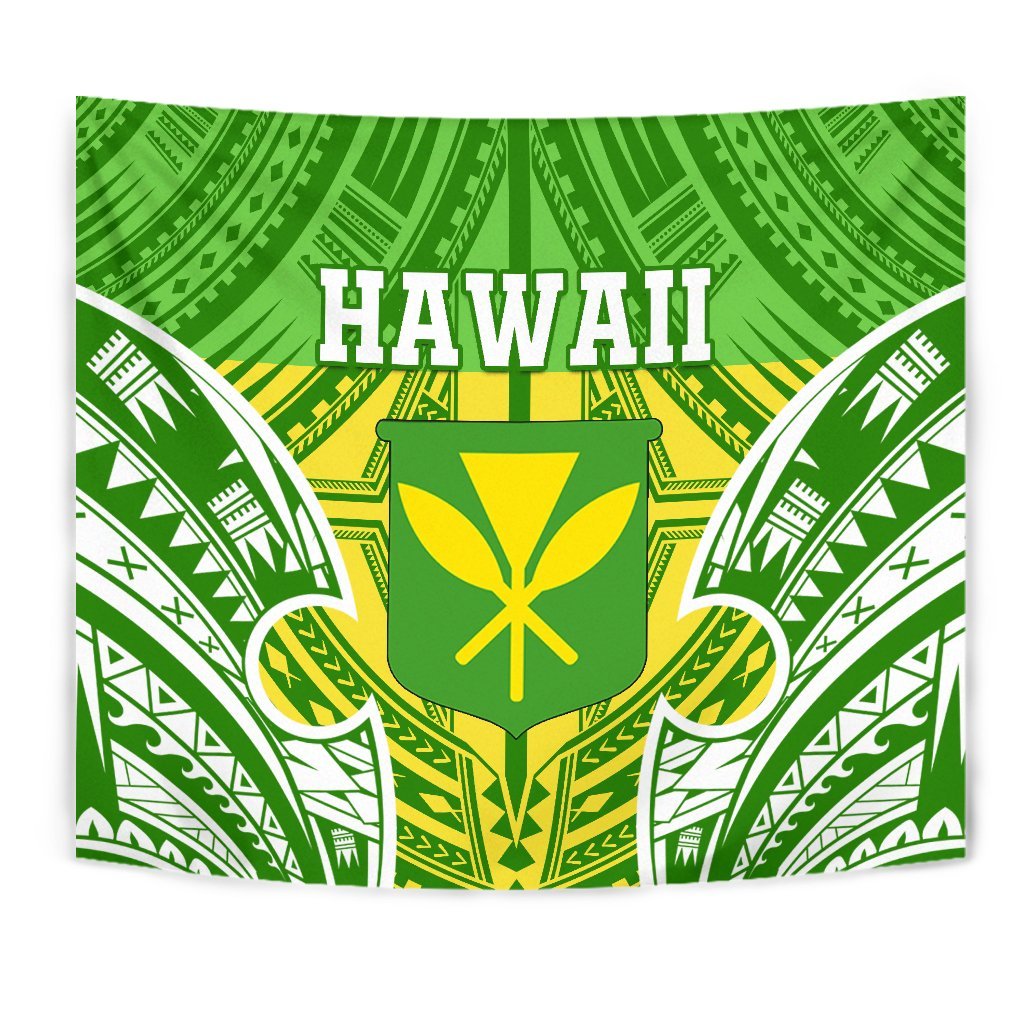 Hawaii Polynesian Tapestry - Hawaiian Pattern With Seal - Polynesian Pride