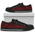 Northern Mariana Islands Low Top Shoes - Polynesian Red Chief Version - Polynesian Pride
