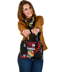 Mate Ma'a Tonga Rugby Shoulder Handbag Polynesian Unique Vibes - Red One Size Red - Polynesian Pride