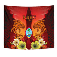 Guam Custom Personalised Tapestries - Tribal Tuna Fish - Polynesian Pride