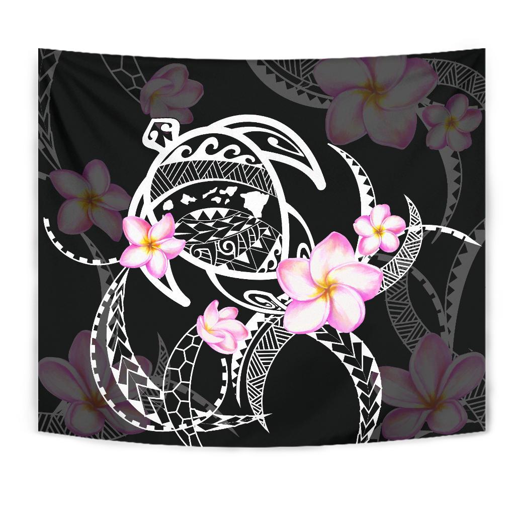 Hawaii Turtle Swim Poly Tapestry - Polynesian Pride