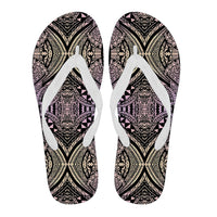 Polynesian Flip Flops Blur Men's Flip Flops White - Polynesian Pride
