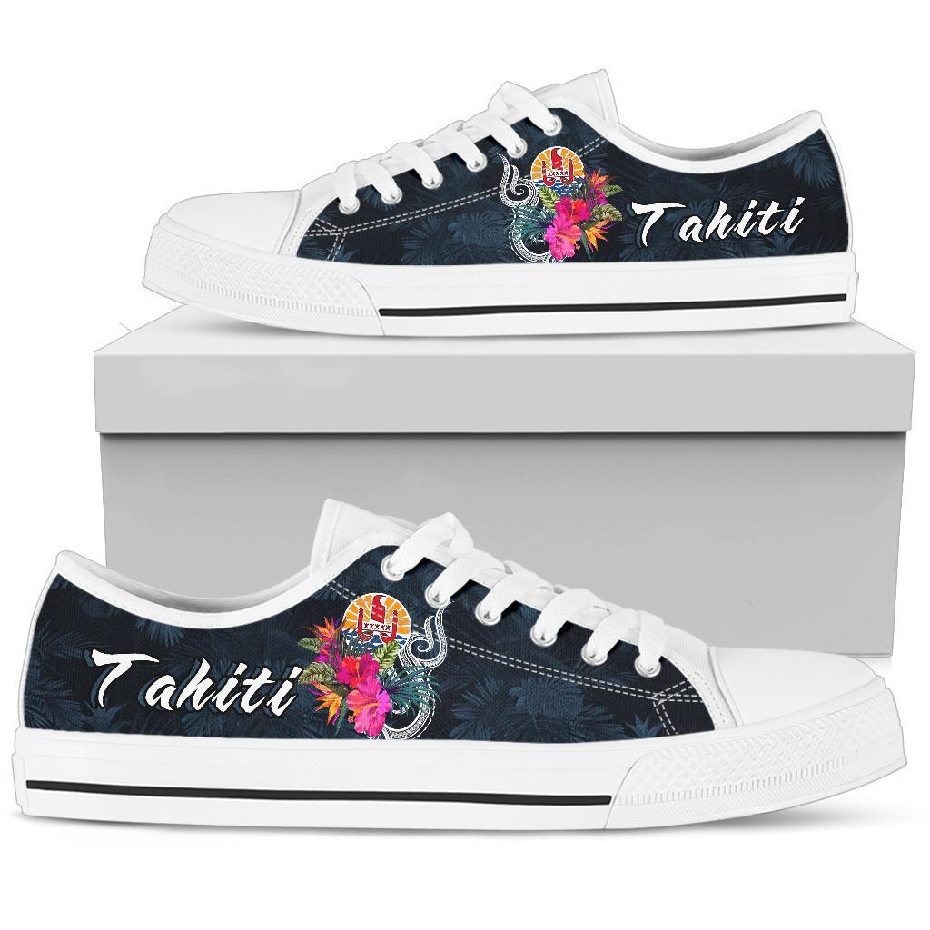Tahiti Polynesian Low Top Shoe - Tropical Flower - Polynesian Pride