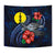 New Caledonia Polynesian Tapestry - Blue Turtle Hibiscus - Polynesian Pride