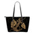 Anchor Gold Poly Tribal Small Leather Tote Gold - Polynesian Pride