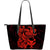 Polynesian Hawaii Leather Tote Bag - Kanaka Maoli Red Turtle Red - Polynesian Pride