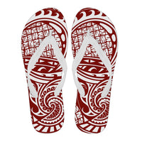 Polynesian 02 Flip Flops Women White - Polynesian Pride