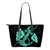 Anchor Turquoise Poly Tribal Small Leather Tote Turquoise - Polynesian Pride