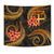 Fiji Tapestry - Gold Plumeria - Polynesian Pride