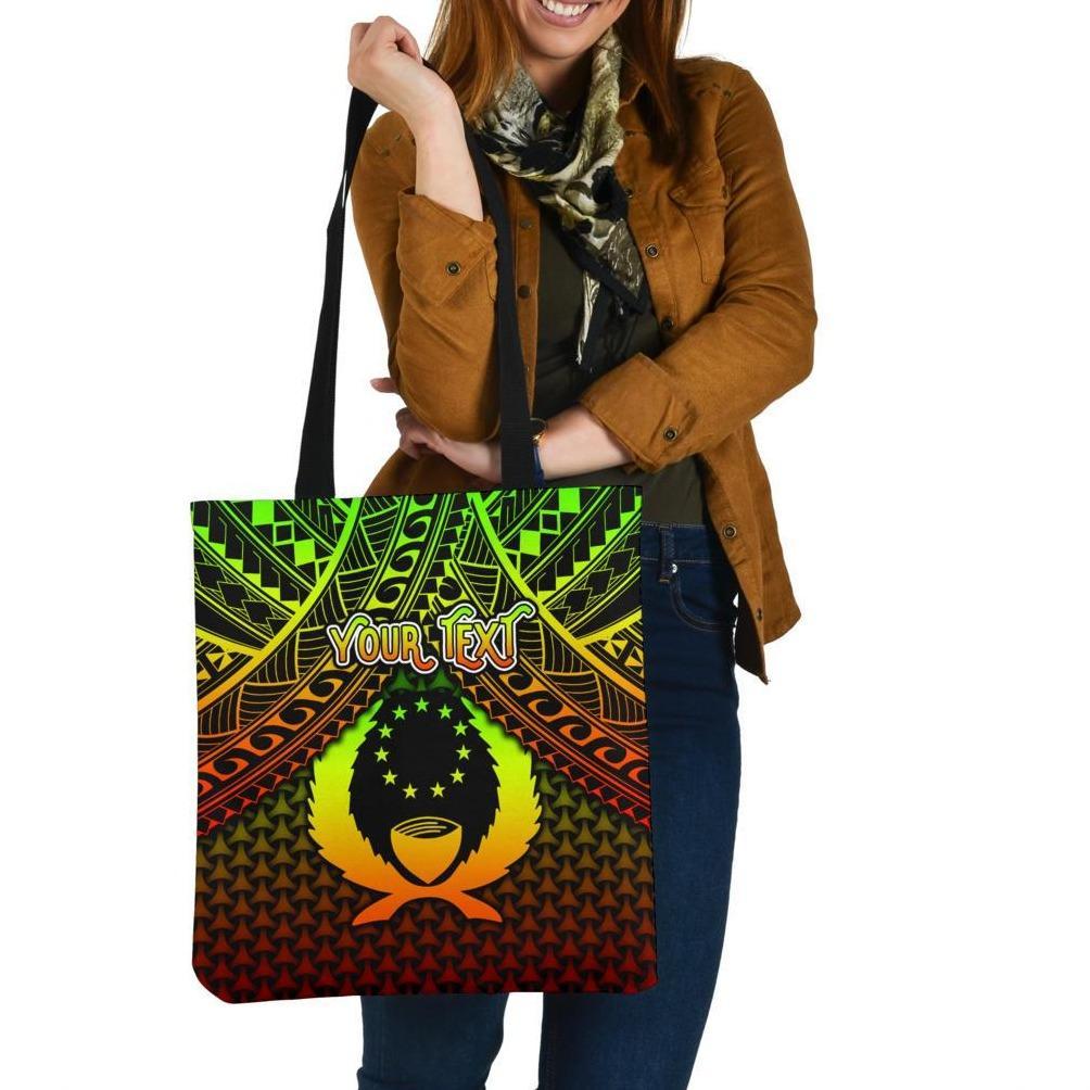 Polynesian Pohnpei Personalised Tote Bag - Reggae Vintage Polynesian Patterns Tote Bag One Size Reggae - Polynesian Pride