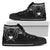 Pohnpei High Top Shoes - Micronesian Black Style Unisex Black - Polynesian Pride