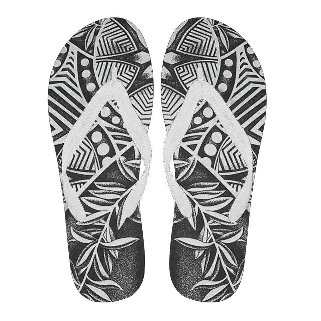 Polynesian 46 Flip Flops Women White - Polynesian Pride