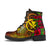 Hawaii Polynesian Leather Boots - Hibiscus Vintage - Polynesian Pride