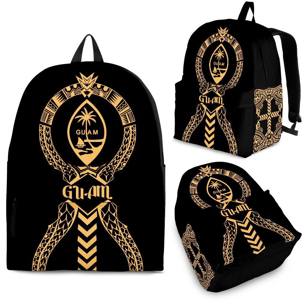 Guam Backpack - Micronesian Tribal One Style Gold - Polynesian Pride