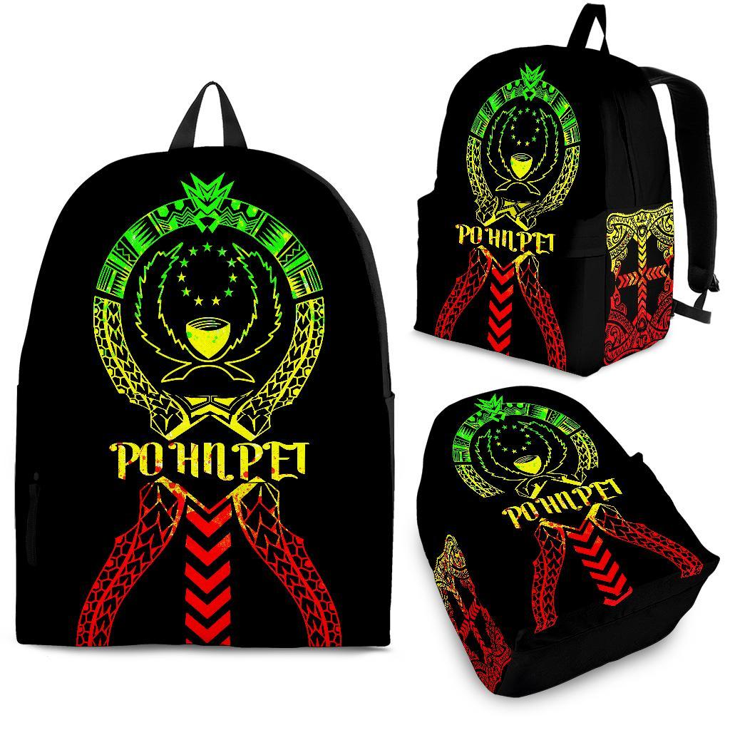 Pohnpei Backpack - Micronesian Tribal One Style Reggae - Polynesian Pride