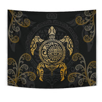 Maori Turtle Tapestry Gold - Polynesian Pride