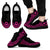 Niue Wave Sneakers - Polynesian Pattern Pink Color Men's Sneakers - Black - Niue Black - Polynesian Pride