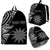 Nauru Custom Personalised Backpack Flash Black Black - Polynesian Pride