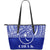 Chuuk Leather Tote Bag - Micronesian Blue Version Blue - Polynesian Pride